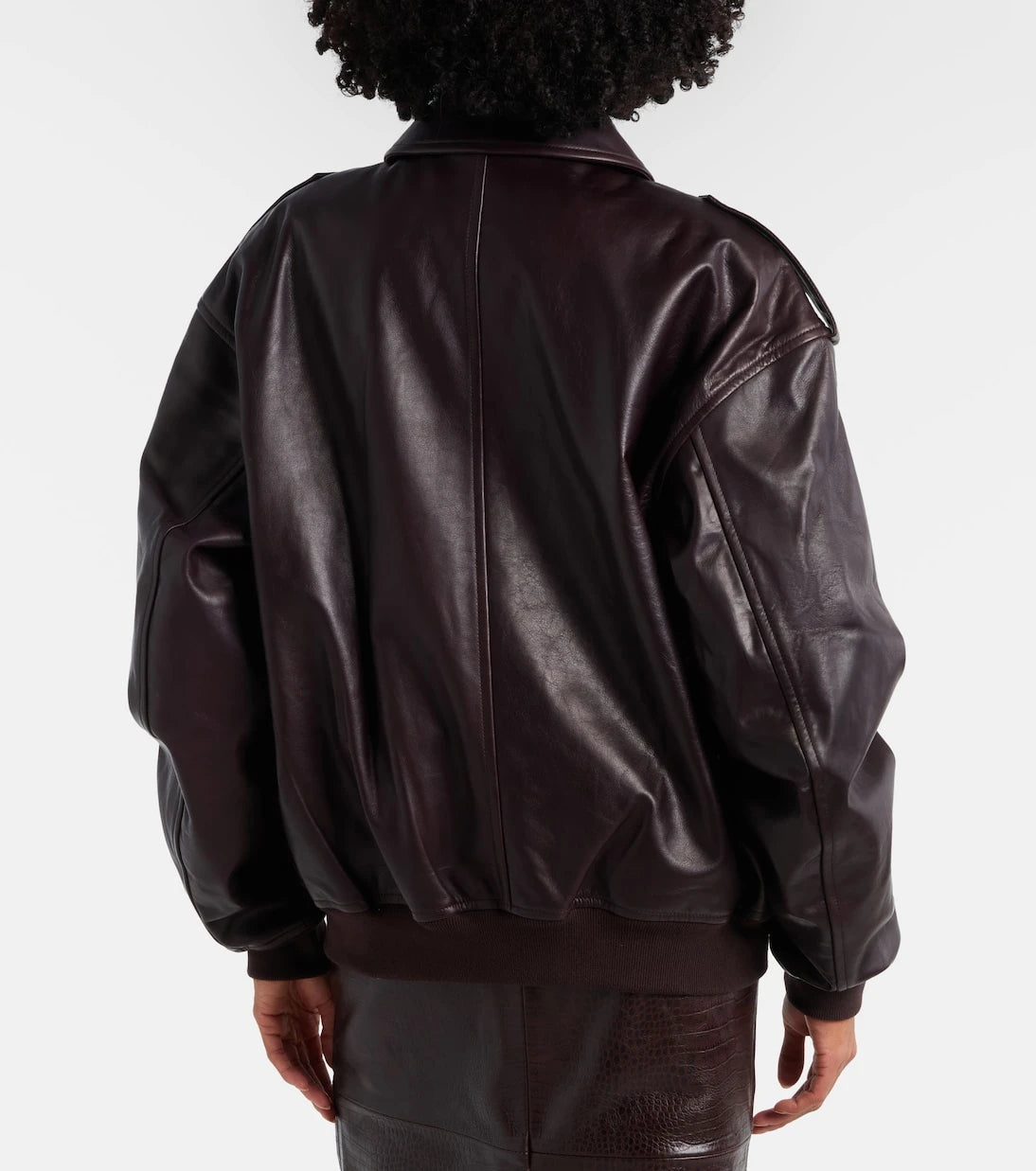 The Frankie Shop - Viper leather jacket