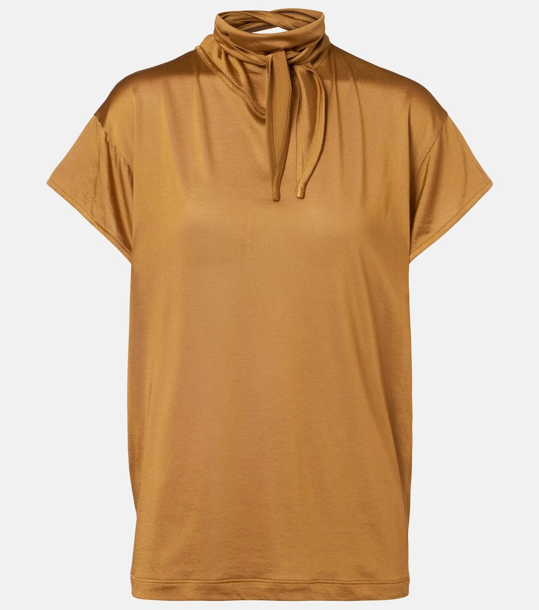 Lemaire - Scarf-detail jersey top