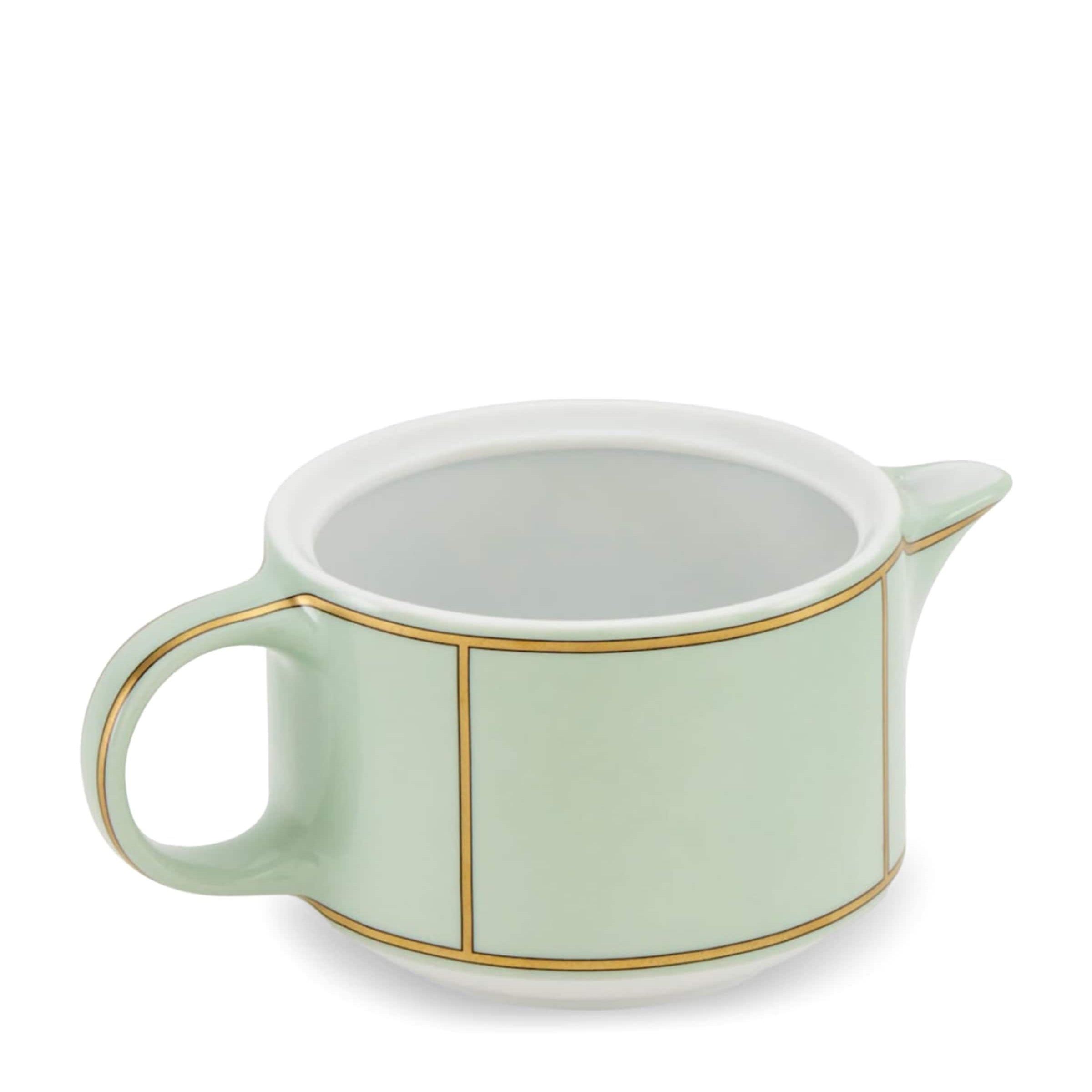 GINORI 1735 Porcelain Colonna Diva Verde Milk Jug