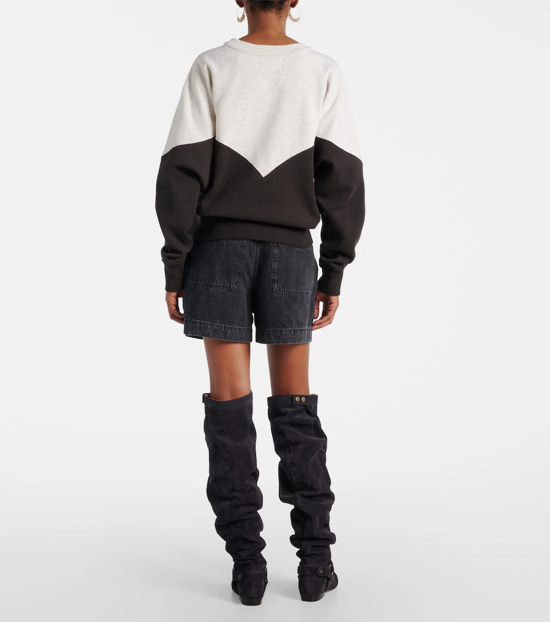 Marant Etoile - سويت شيرت هيوستن من مزيج القطن
