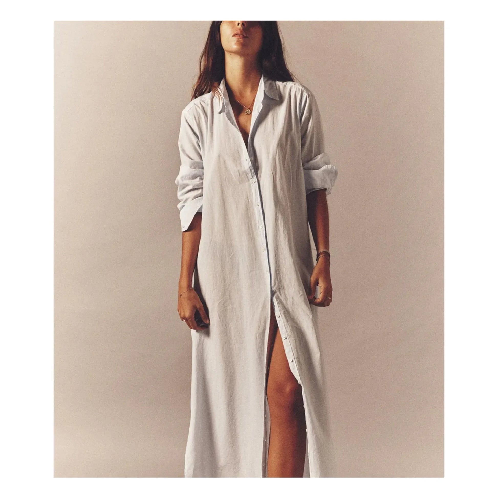 Xirena - Boden Cotton Poplin Dress | Light blue
