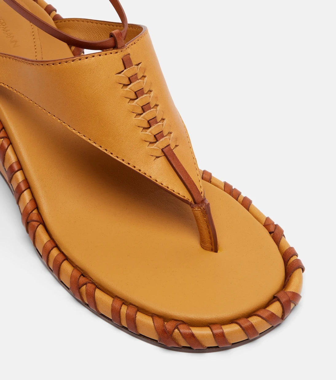 Zimmermann - Leather wedge sandals