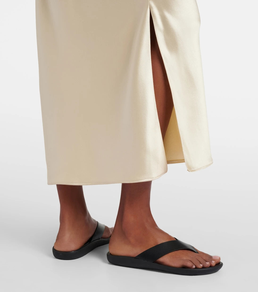 The Row - Leger leather thong sandals