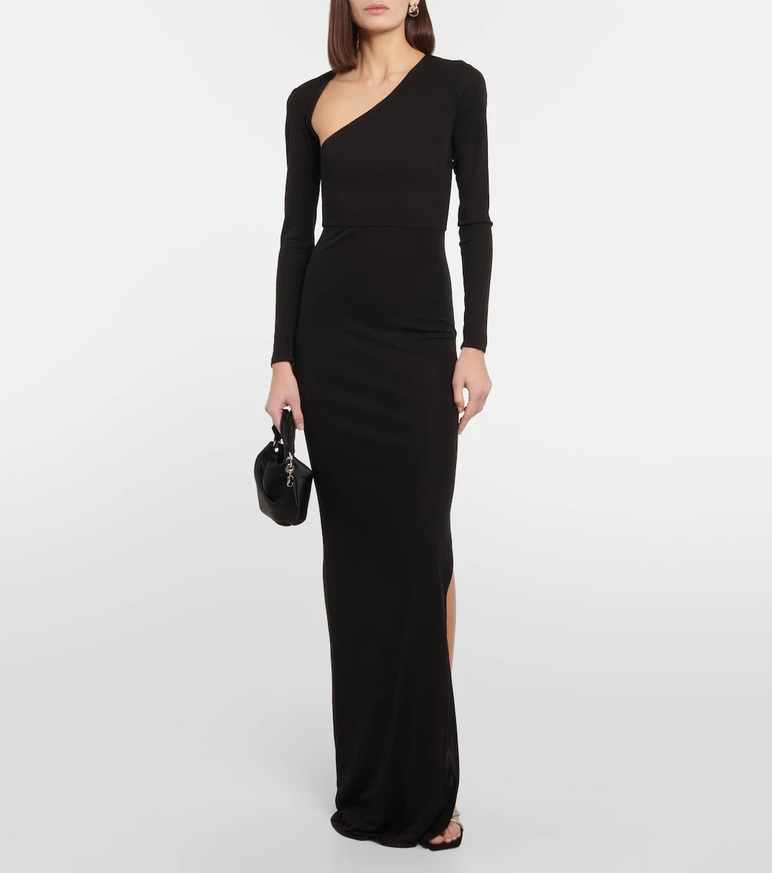 Alex Perry - Asymmetric jersey maxi dress