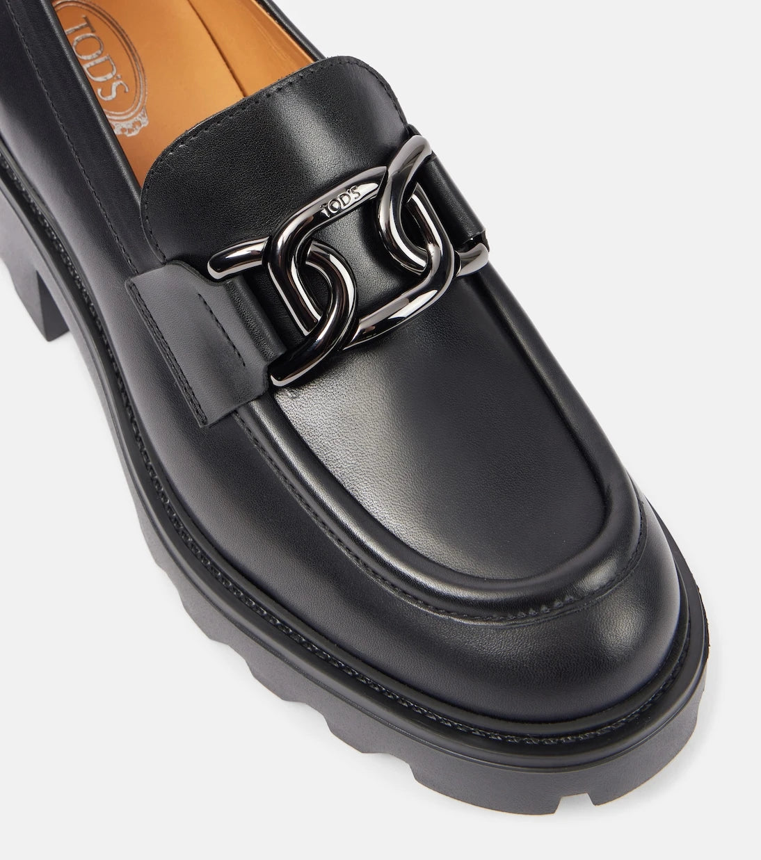 Tod's - Leather loafer pumps