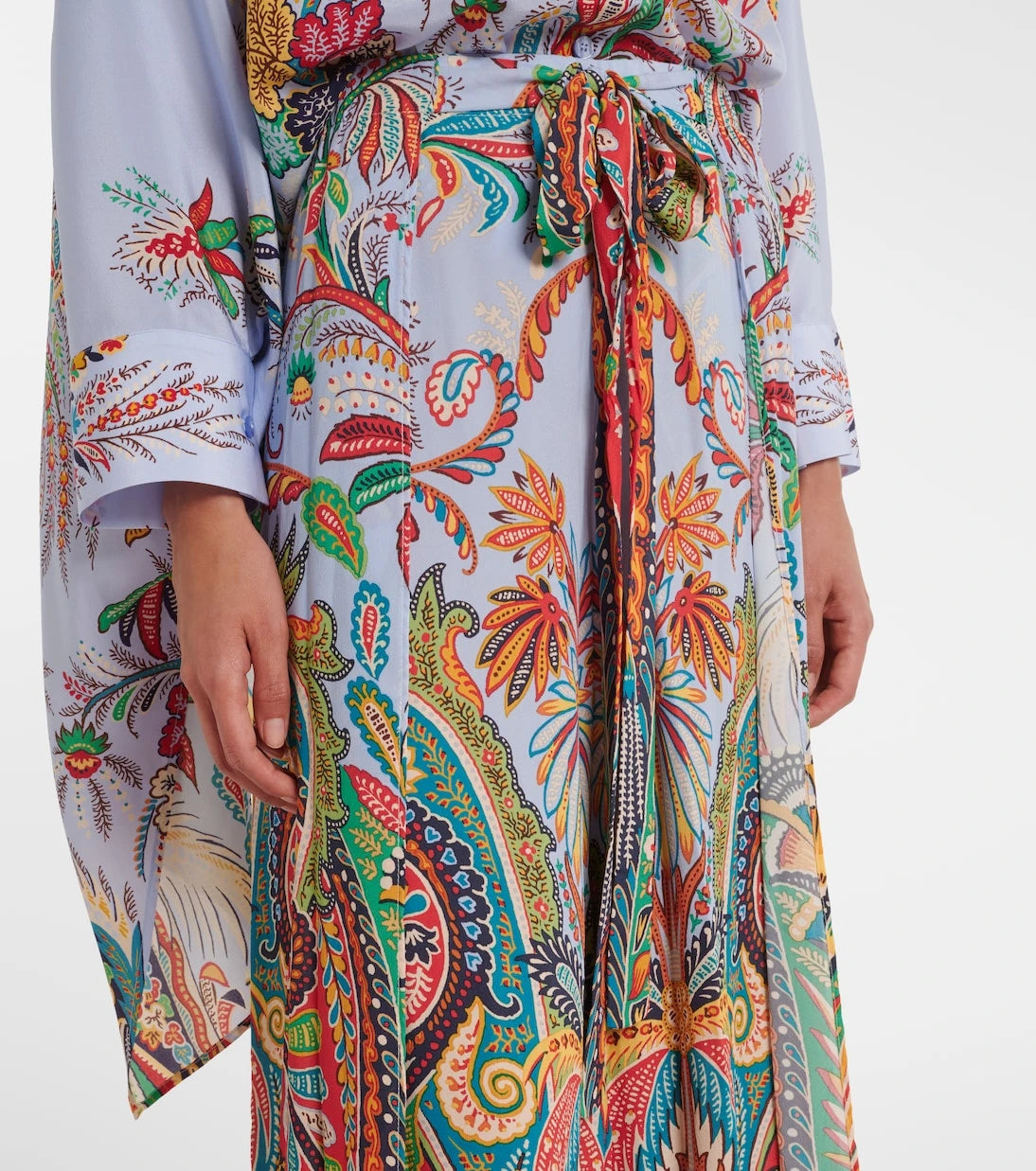 Etro - Paisley wide-leg pants