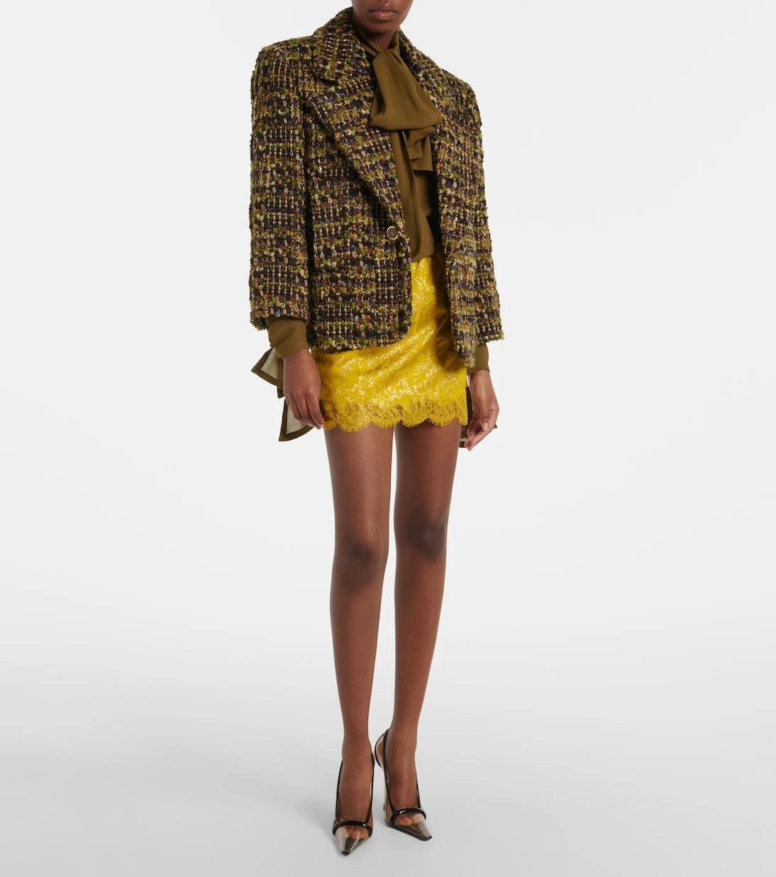 Saint Laurent - Tie-neck silk blouse