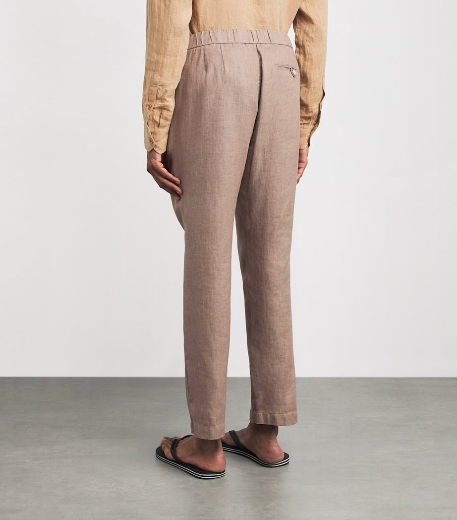 Linen-Cotton Oscar Trousers