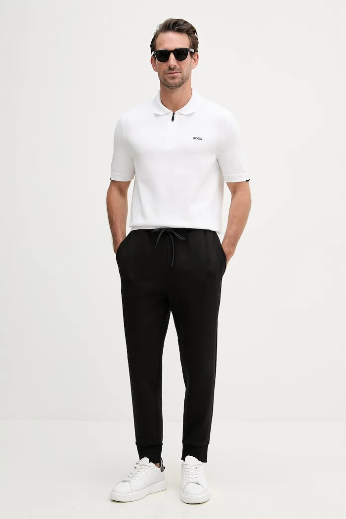 BOSS Green erkek pamuklu yakalı polo tişört X PS