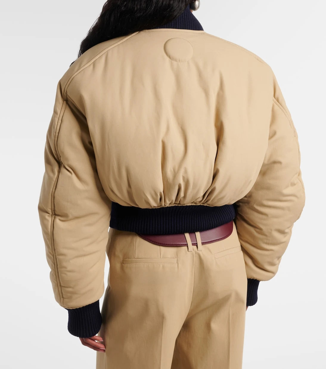 Jean Paul Gaultier - Cropped cotton bomber jacket