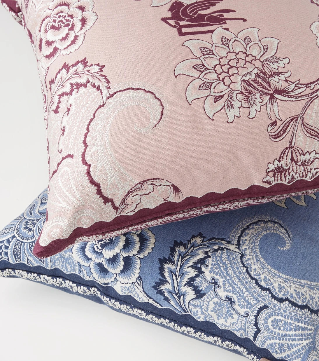 Etro - Bloom Pegaso cotton-blend cushion