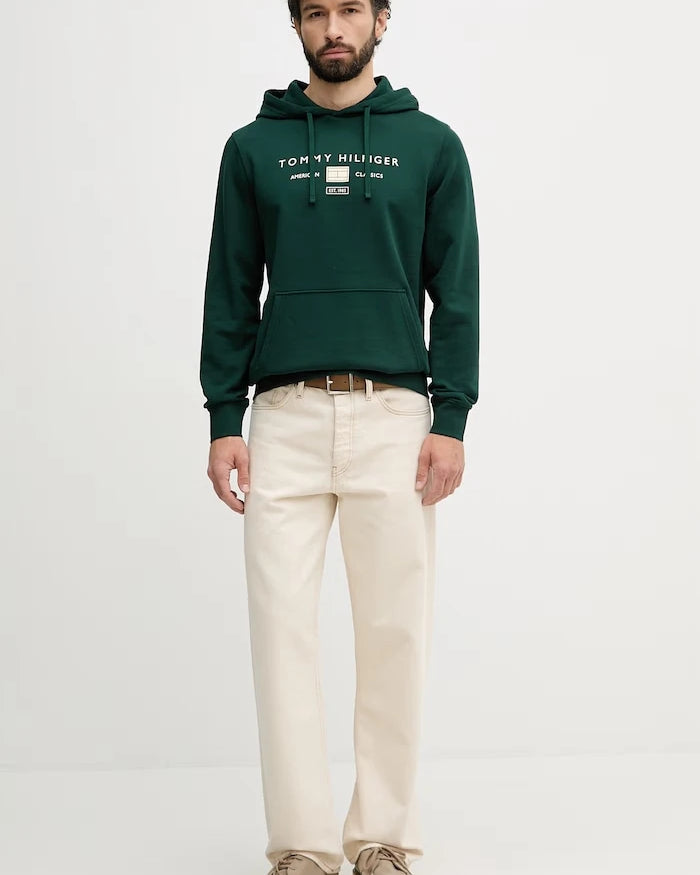 Tommy Hilfiger суичър с качулка мъжки от памук