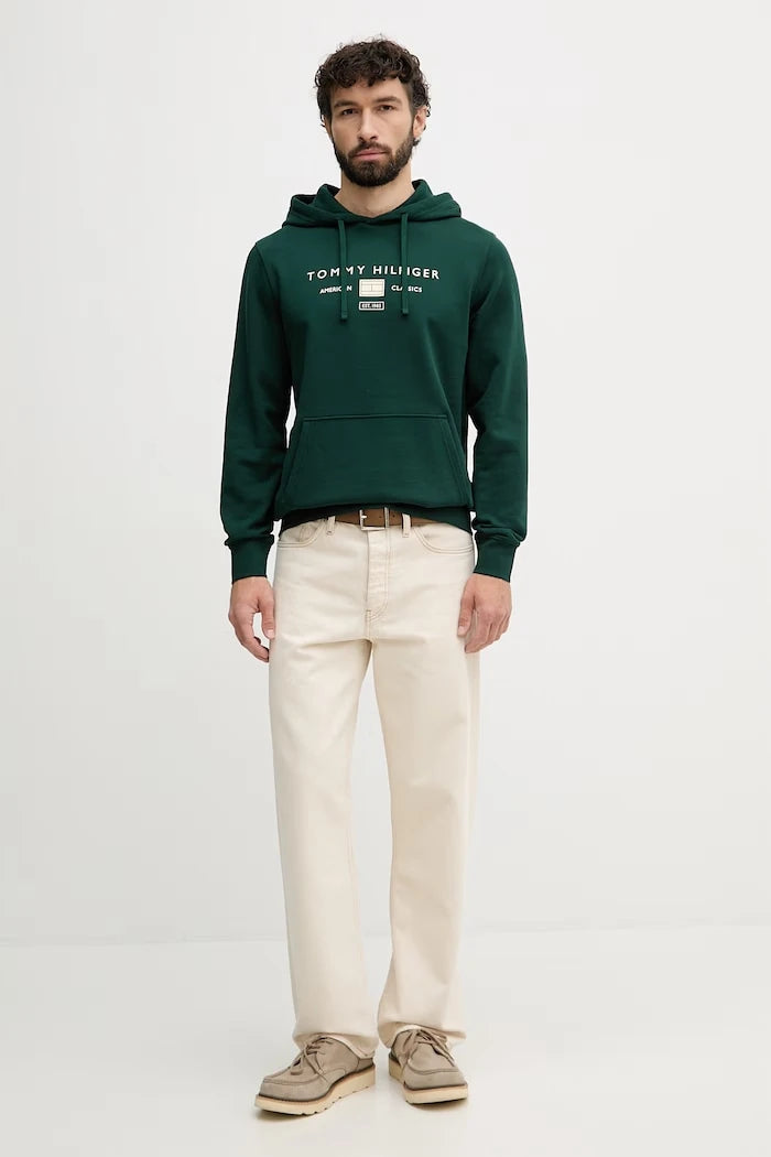 Tommy Hilfiger суичър с качулка мъжки от памук