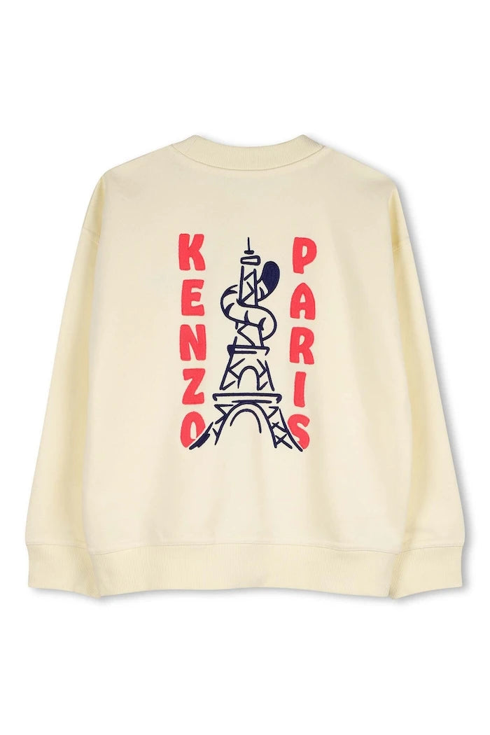 Детски памучен суичър Kenzo Kids