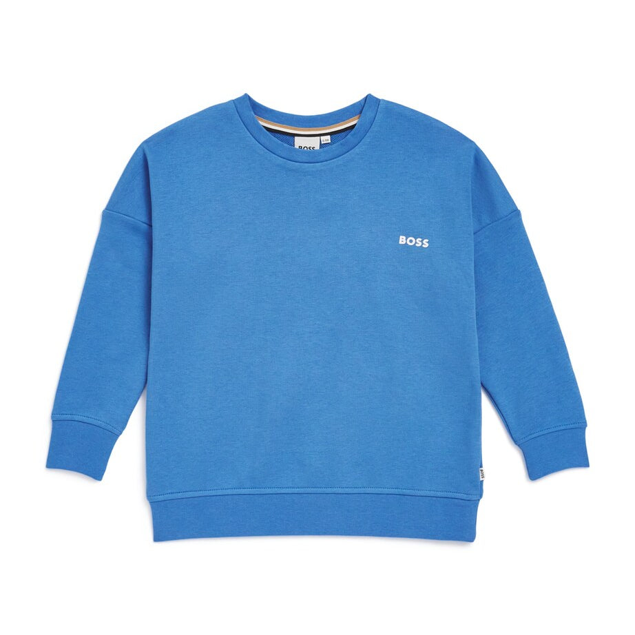 BOSS Kidswear Cotton Logo Sweater (4-14 Years)