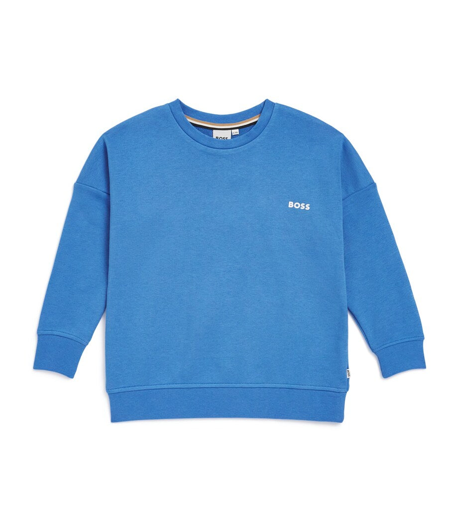 BOSS Kidswear Cotton Logo Sweater (4-14 Years)