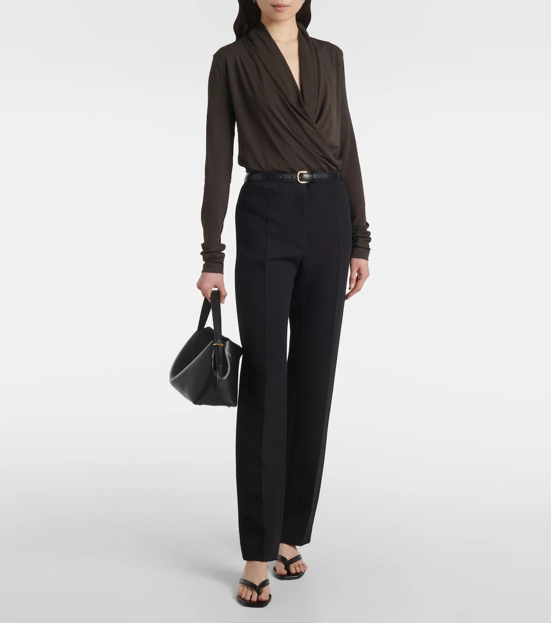 Toteme - Draped jersey top