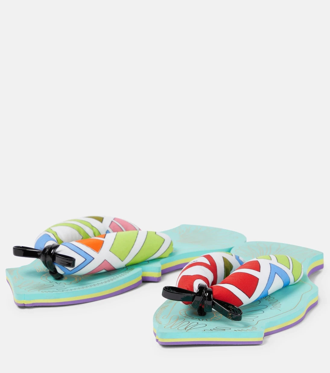 Pucci - Fish-shaped flat thong sandals