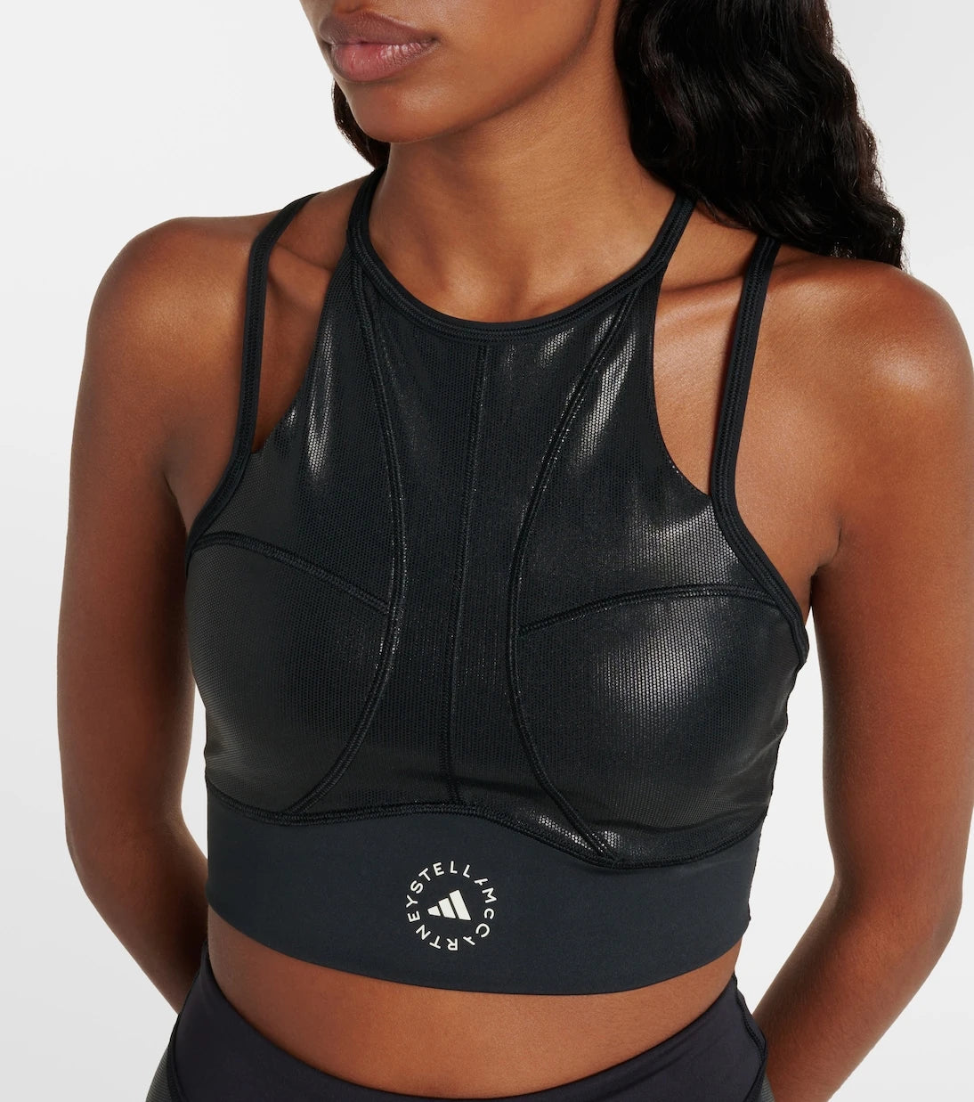 Adidas by Stella McCartney - Lamé sports bra