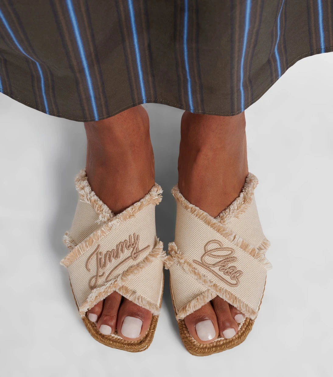 Jimmy Choo - Aciel woven espadrille sandals