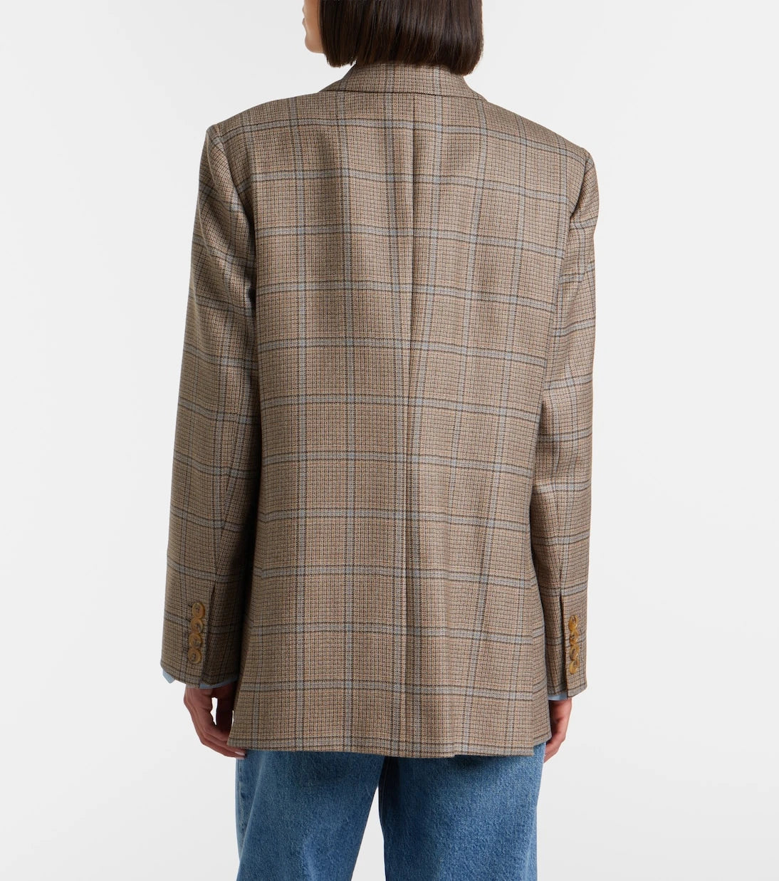 Blazé Milano - Everynight checked double-breasted wool blazer