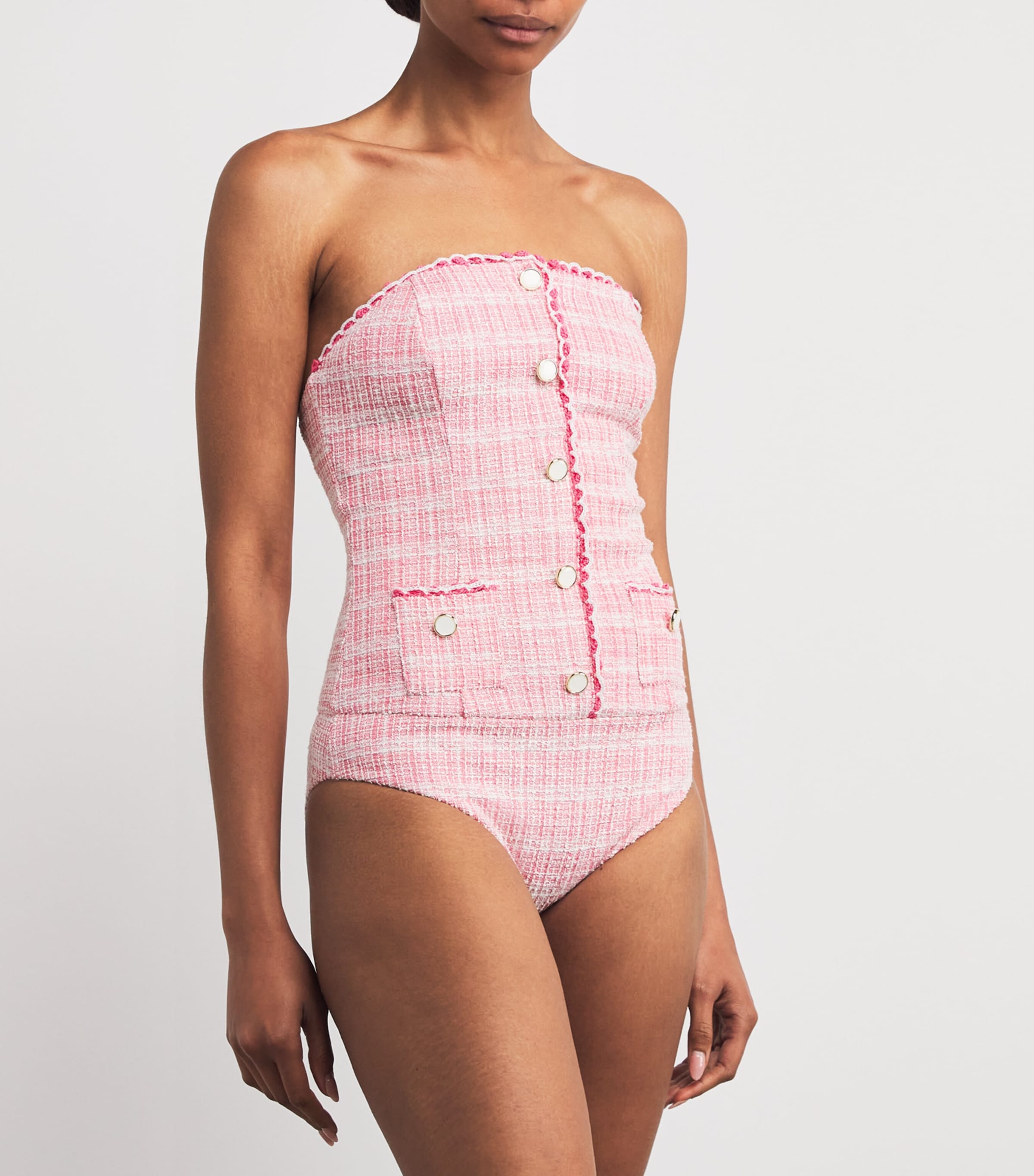 Pink Tweed Natalie Swimsuit