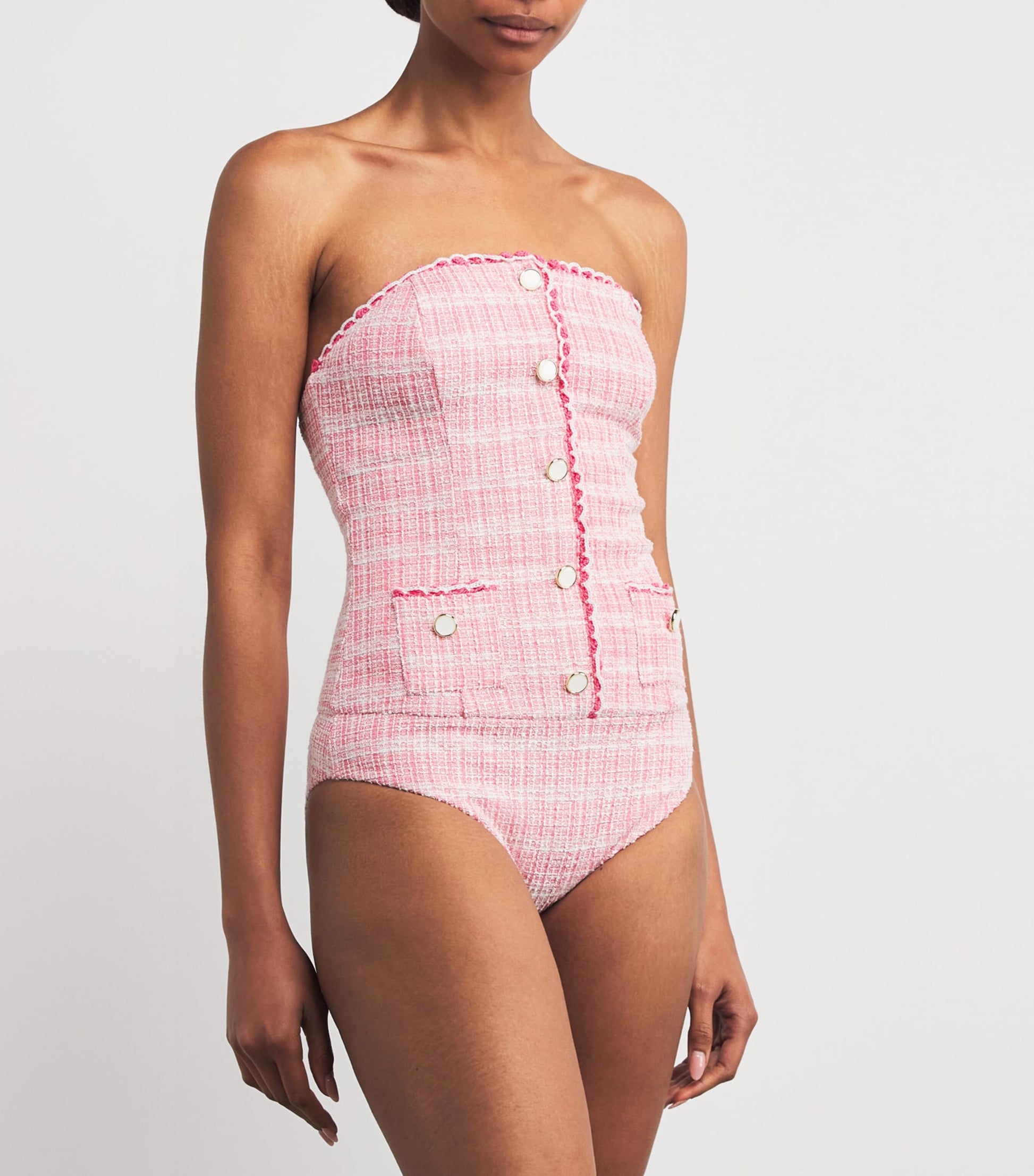 Pink Tweed Natalie Swimsuit