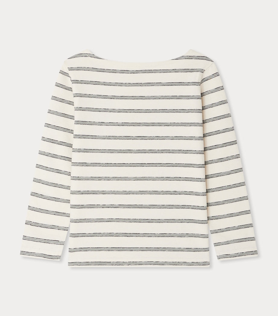 Organic Cotton Stripe Baudelaire T-Shirt (10-14 Years)