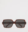 Celine Tortoiseshell Triomphe CL40316U Square Sunglasses