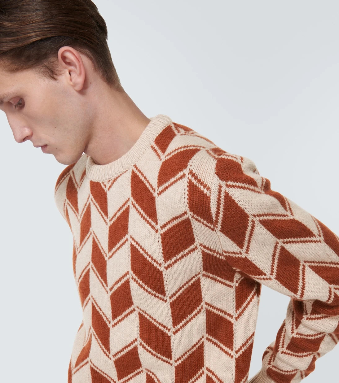 Kiton - Cashmere intarsia sweater