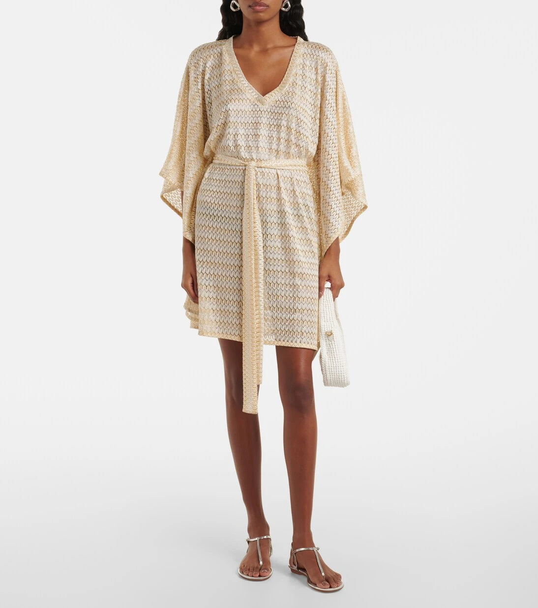 Melissa Odabash - Anna lamé beach cover-up