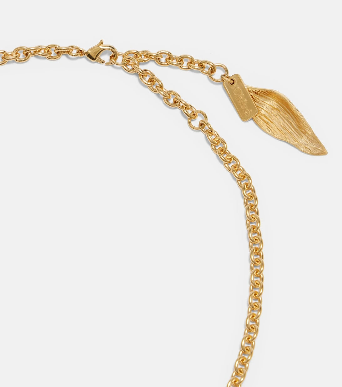 Chloé - Faux pearl-embellished chain necklace