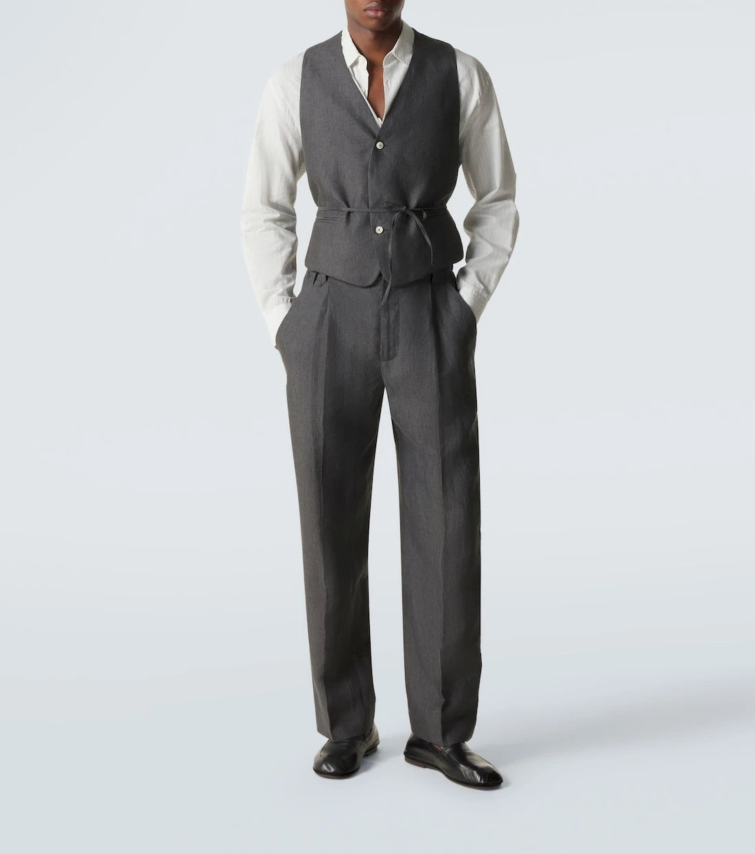 Jacquemus - Paysan striped linen vest