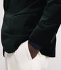 Green Velvet Blazer