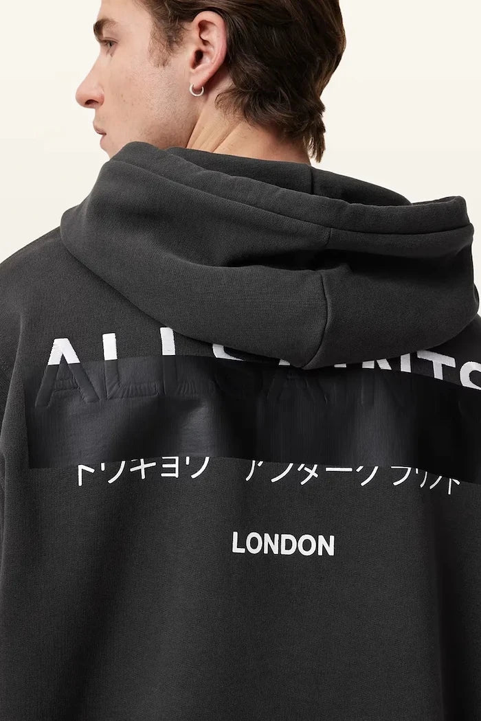 Памучен суичър AllSaints REDACT