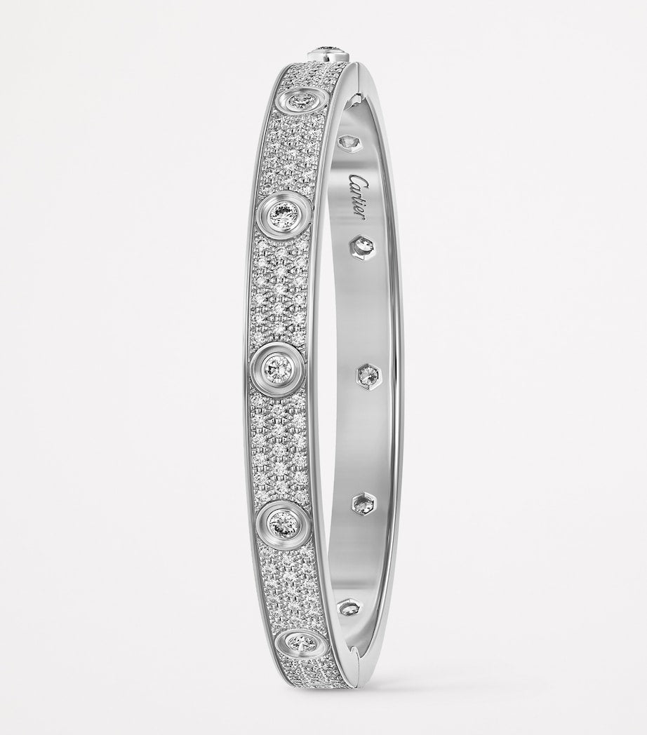 Cartier White Gold and Diamond LOVE Bracelet