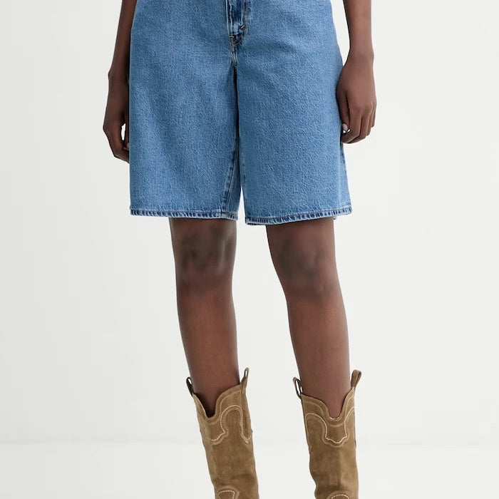 Дънков къс панталон Levi's BAGGY DAD JORT