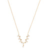 Persée Yellow Gold and Diamond Triangle Tennis Necklace