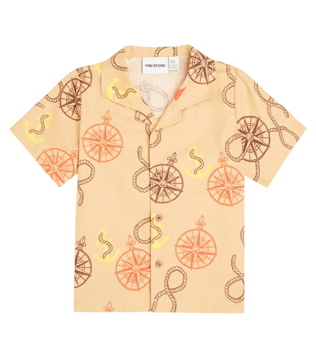 Mini Rodini - Nautical cotton twill shirt