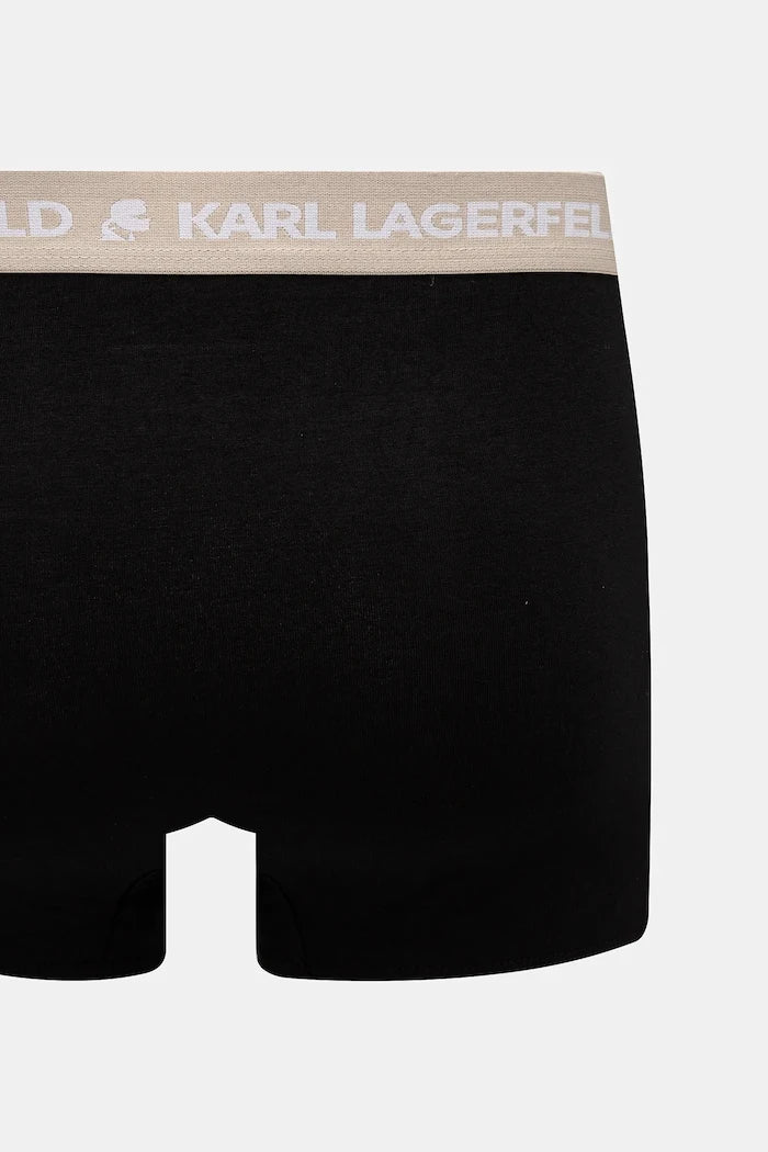 Karl Lagerfeld erkek pamuk ve elastan boxer 3'lü
