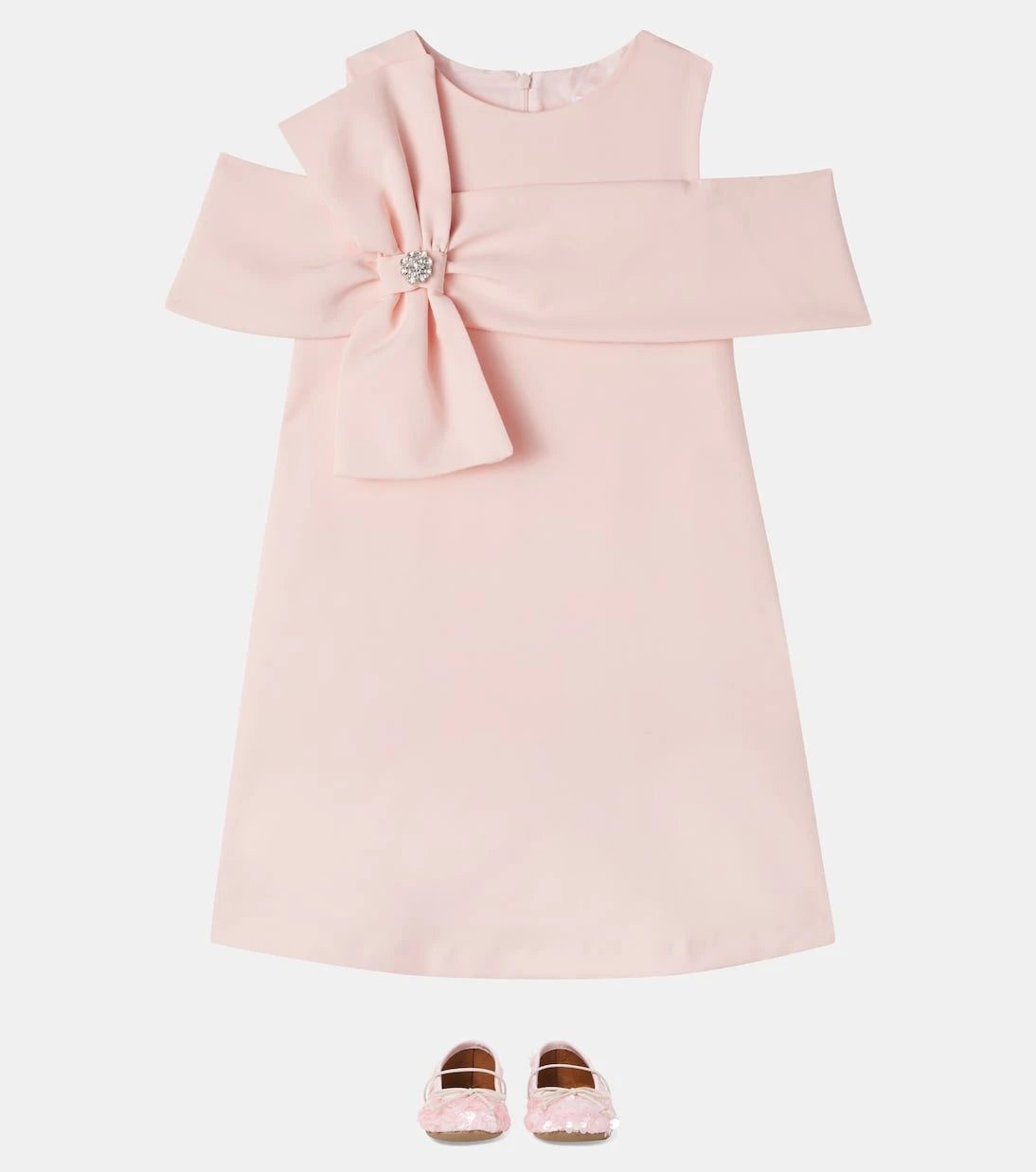 Patachou - Bow-detail embellished dress