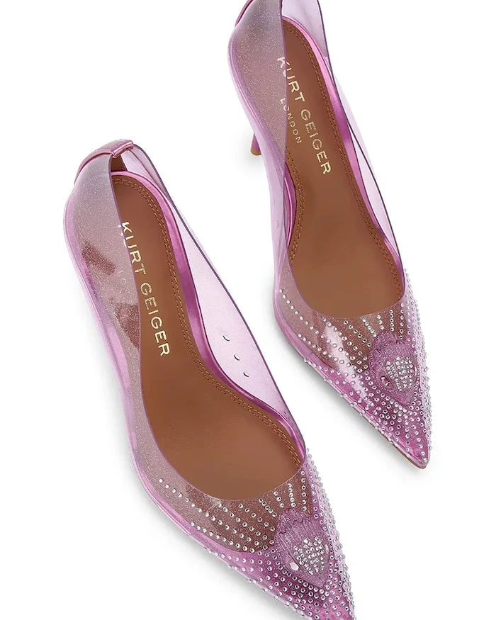 Kurt Geiger London Eagle Vinyl Court Viola Topuklu Ayakkabı