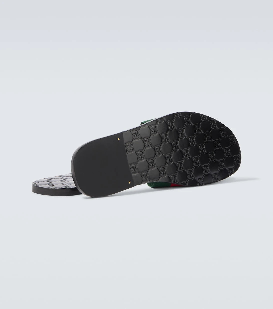 Gucci - Riviera GG leather slides