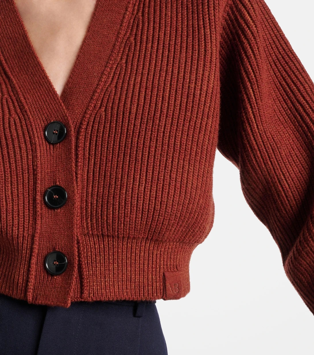 Victoria Beckham - Cropped wool-blend cardigan