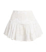Charo Ruiz Ibiza Ivory Broderie Anglaise Marli Mini Skirt