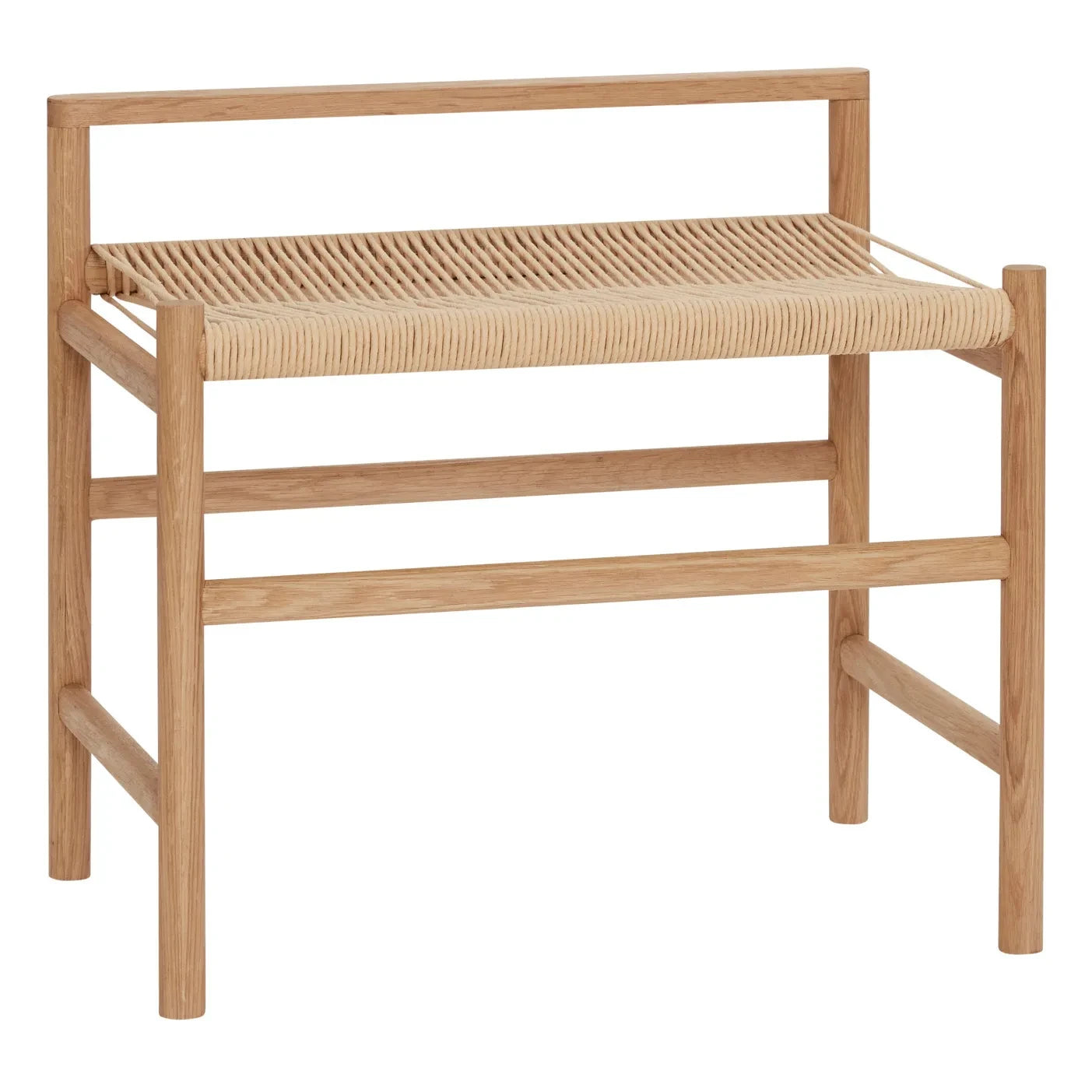 Hübsch - FSC Oak and Rope Bench | Oak