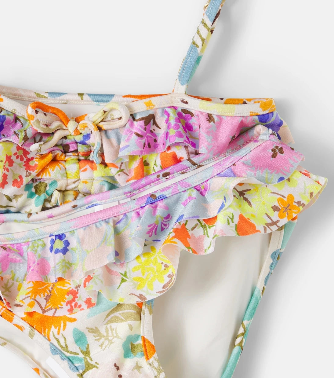 Zimmermann Kids - Solstice floral ruffled bikini