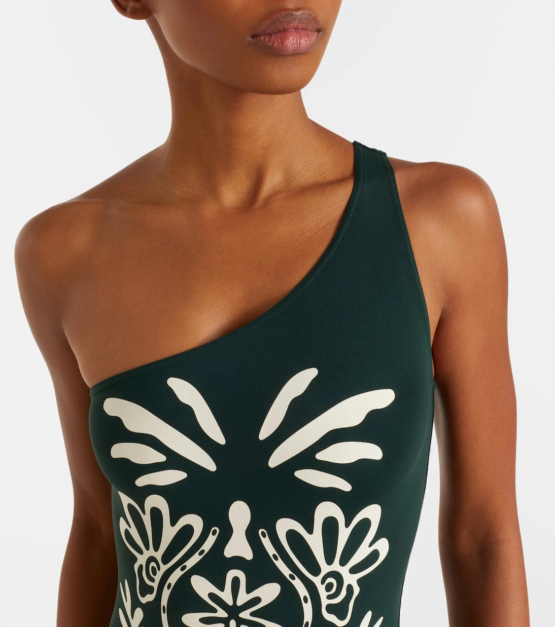 Eres - Gemme printed one-shoulder swimsuit
