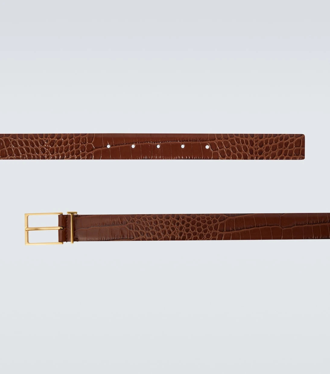 Tom Ford - T Loop croc-effect leather belt