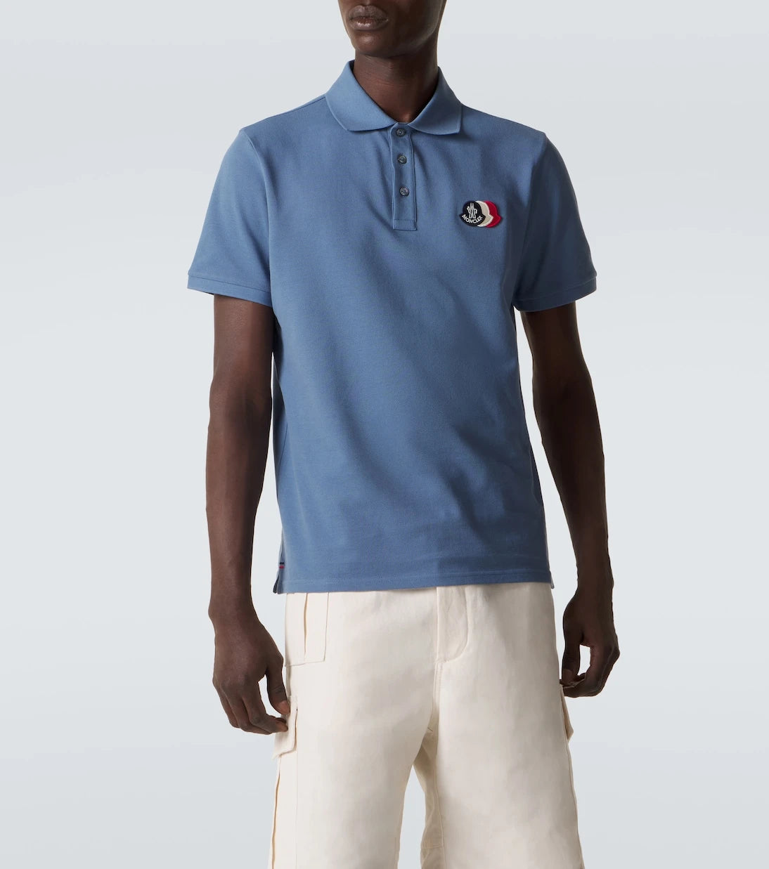 Moncler - Logo cotton piqué polo shirt